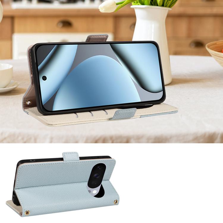 For Google Pixel 10 Pro Litchi Texture Wallet Mirror Leather Phone Case