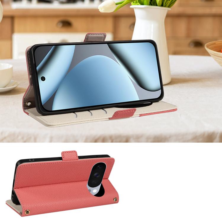 For Google Pixel 10 Pro Litchi Texture Wallet Mirror Leather Phone Case