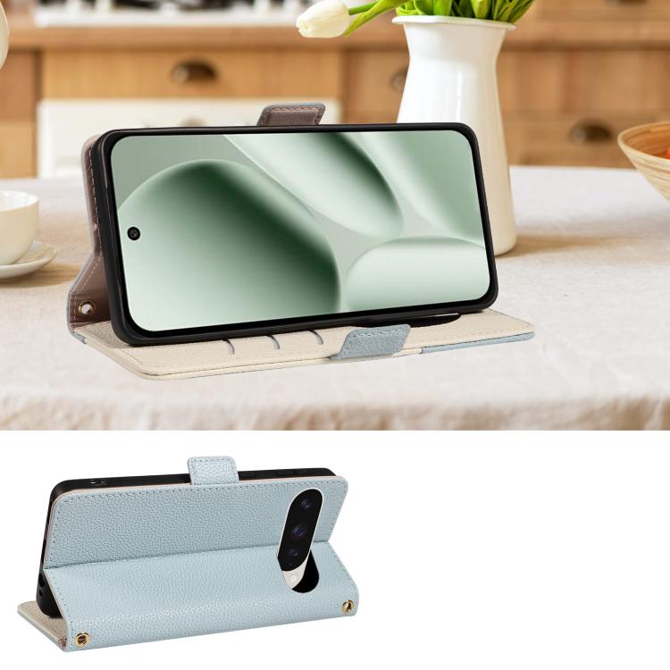 For Google Pixel 10 Pro XL Litchi Texture Wallet Mirror Leather Phone Case