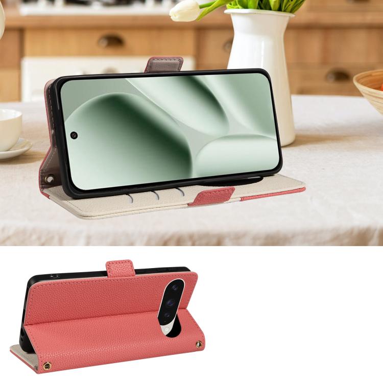 For Google Pixel 10 Pro XL Litchi Texture Wallet Mirror Leather Phone Case