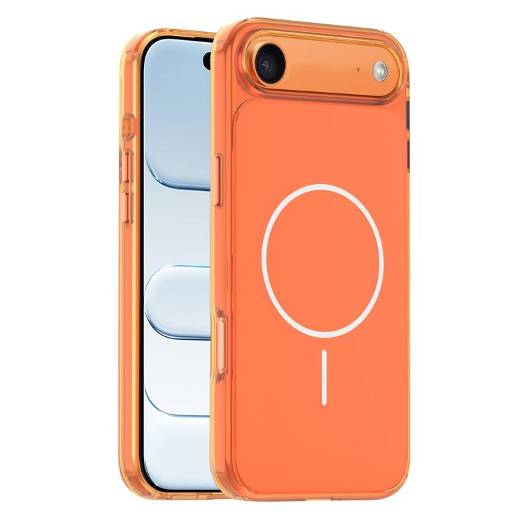 For iPhone Air Gold-Orange Original Color MagSafe Shockproof Phone Case