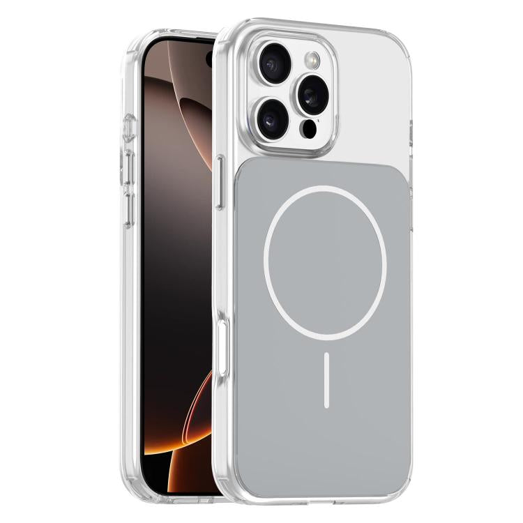 For iPhone 16 Pro Max Gold-Orange Original Color MagSafe Shockproof Phone Case