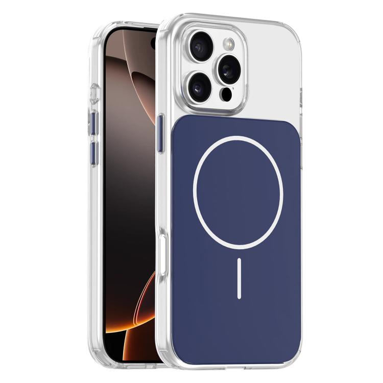 For iPhone 16 Pro Max Gold-Orange Original Color MagSafe Shockproof Phone Case