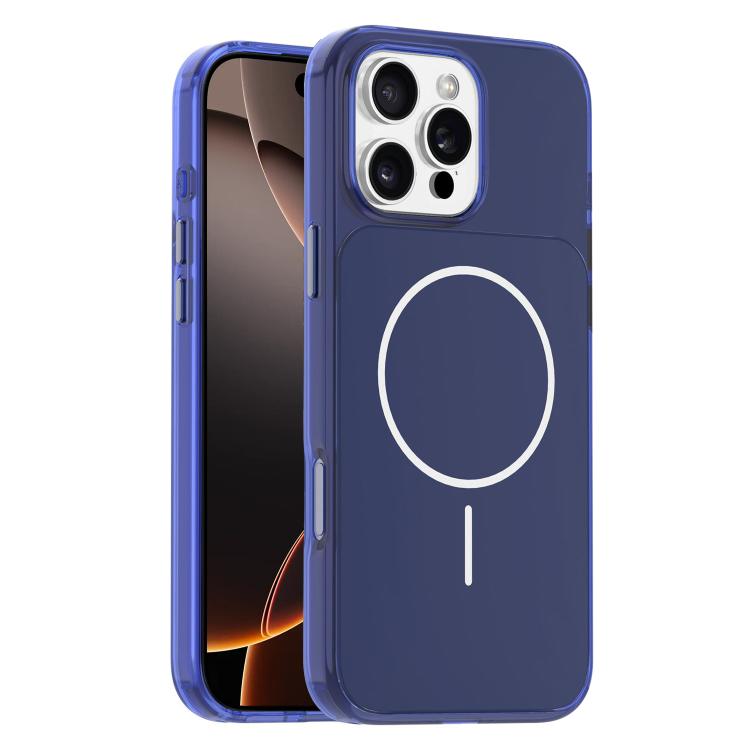 For iPhone 16 Pro Max Gold-Orange Original Color MagSafe Shockproof Phone Case