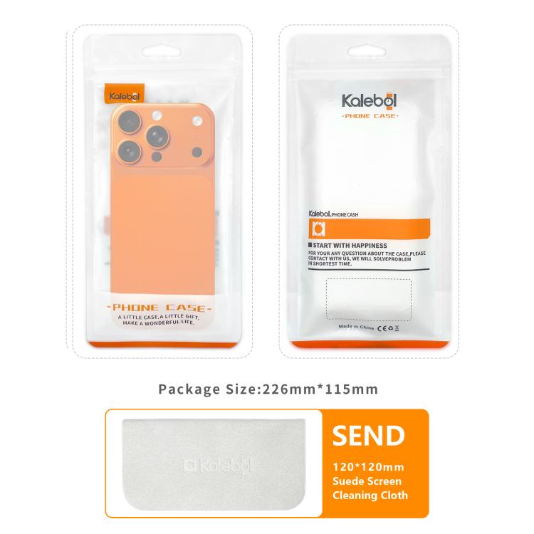 For iPhone 13 Pro Max Kalebol Ultra-Thin Transformation into 17 Pro Max Frosted Aluminum Alloy Metal Back Cover