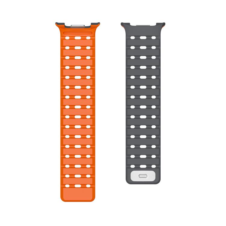 For Samsung Galaxy Watch8 / Watch8 Classic Breathable Magnetic Silicone Watch Band