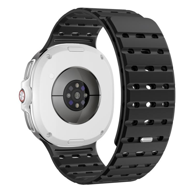 For Samsung Galaxy Watch8 / Watch8 Classic Breathable Magnetic Silicone Watch Band