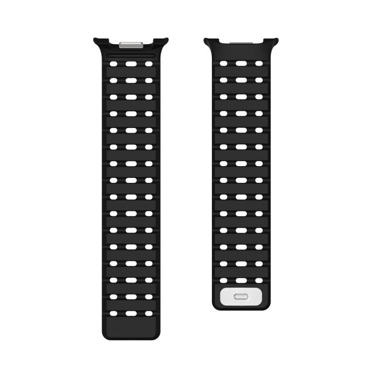 For Samsung Galaxy Watch8 / Watch8 Classic Breathable Magnetic Silicone Watch Band