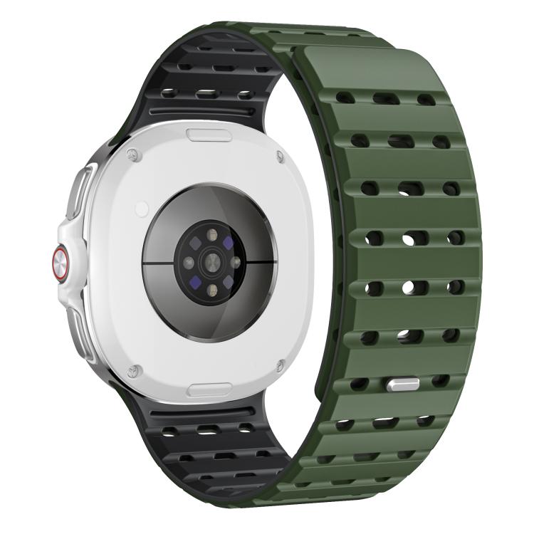 For Samsung Galaxy Watch8 / Watch8 Classic Breathable Magnetic Silicone Watch Band