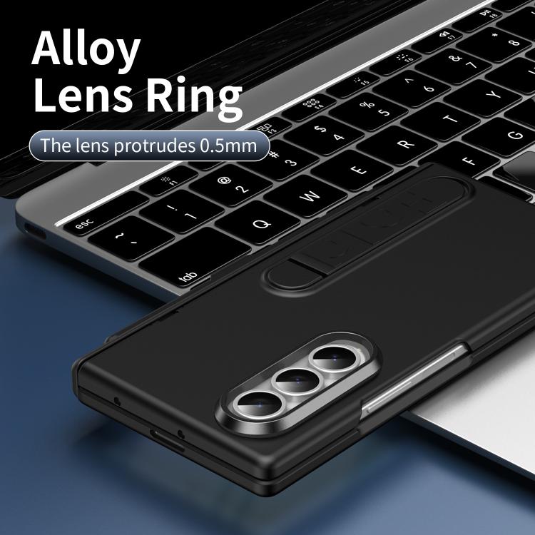 For Samsung Galaxy Z Fold3 5G Blazing Flame Case-Film Integrated Shockproof Phone Case with Pen