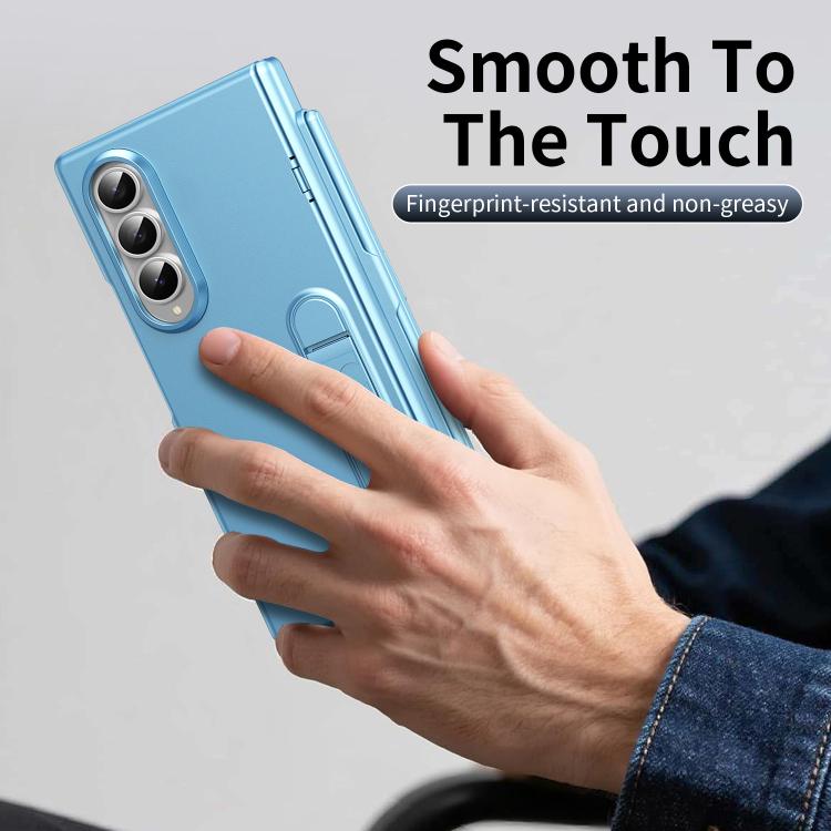 For Samsung Galaxy Z Fold3 5G Blazing Flame Case-Film Integrated Shockproof Phone Case with Pen