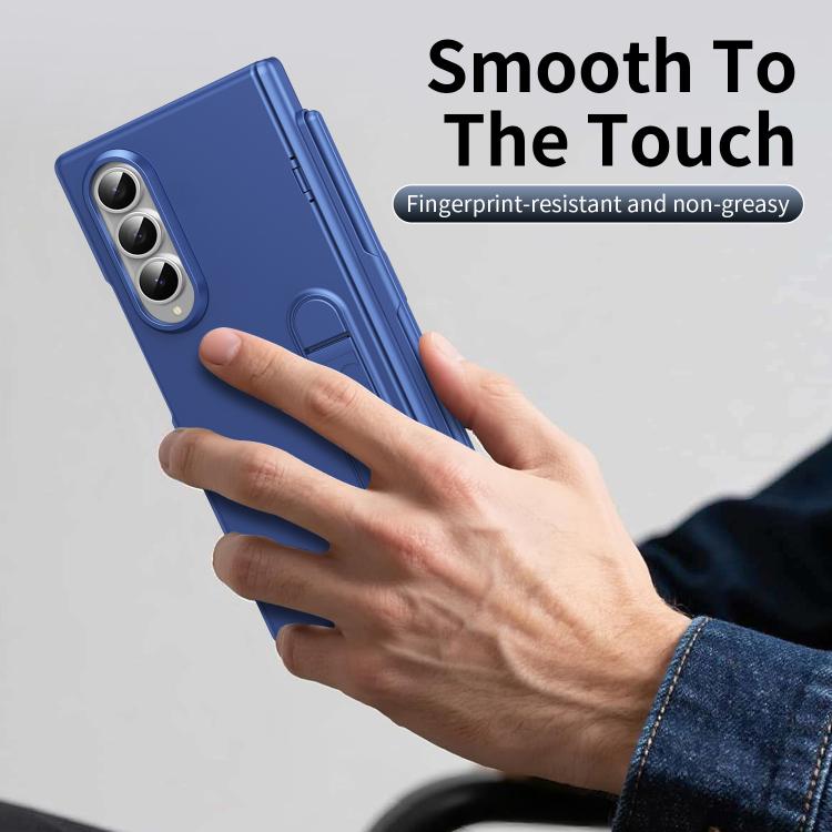 For Samsung Galaxy Z Fold4 Blazing Flame Case-Film Integrated Shockproof Phone Case with Pen