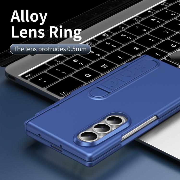 For Samsung Galaxy Z Fold4 Blazing Flame Case-Film Integrated Shockproof Phone Case with Pen