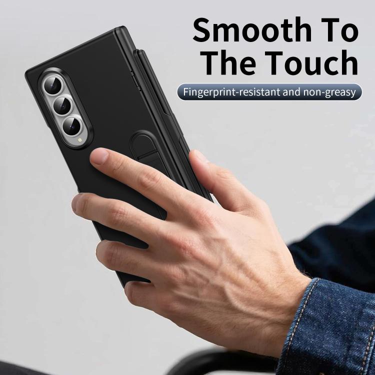 For Samsung Galaxy Z Fold4 Blazing Flame Case-Film Integrated Shockproof Phone Case with Pen