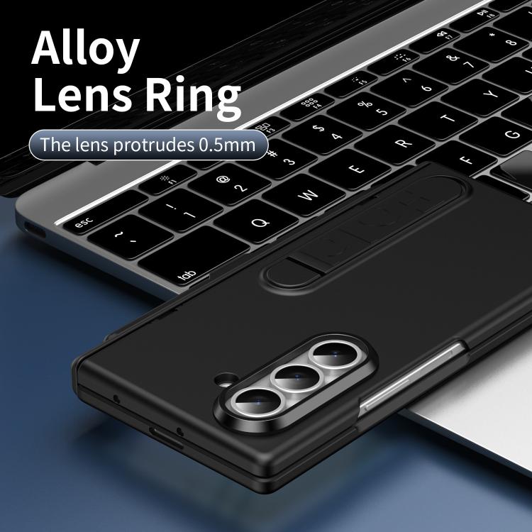 For Samsung Galaxy Z Fold5 5G Blazing Flame Case-Film Integrated Shockproof Phone Case with Pen