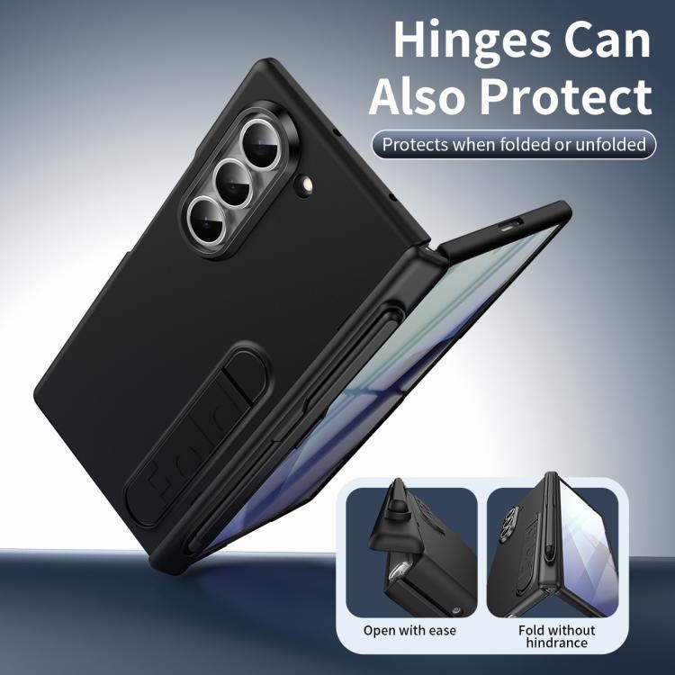 For Samsung Galaxy Z Fold5 5G Blazing Flame Case-Film Integrated Shockproof Phone Case with Pen