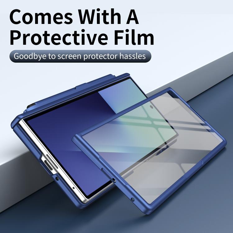 For Samsung Galaxy Z Fold6 5G Blazing Flame Case-Film Integrated Shockproof Phone Case with Pen