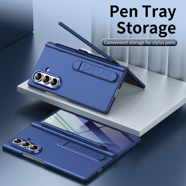 For Samsung Galaxy Z Fold7 5G Blazing Flame Case-Film Integrated Shockproof Phone Case with Pen