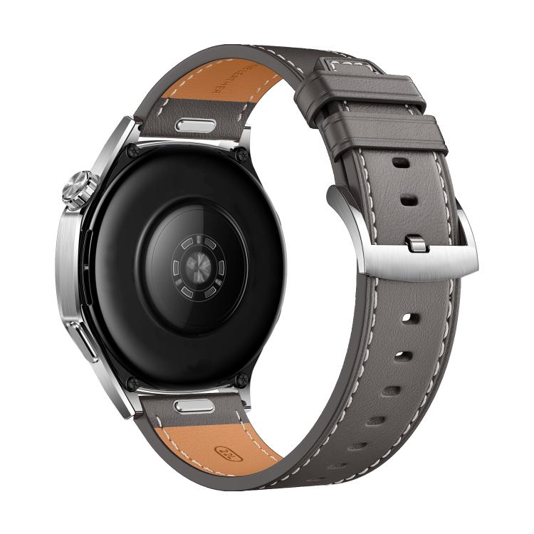 22mm Press Button Quick Release Silver Buckle Glossy Leather Watch Band
