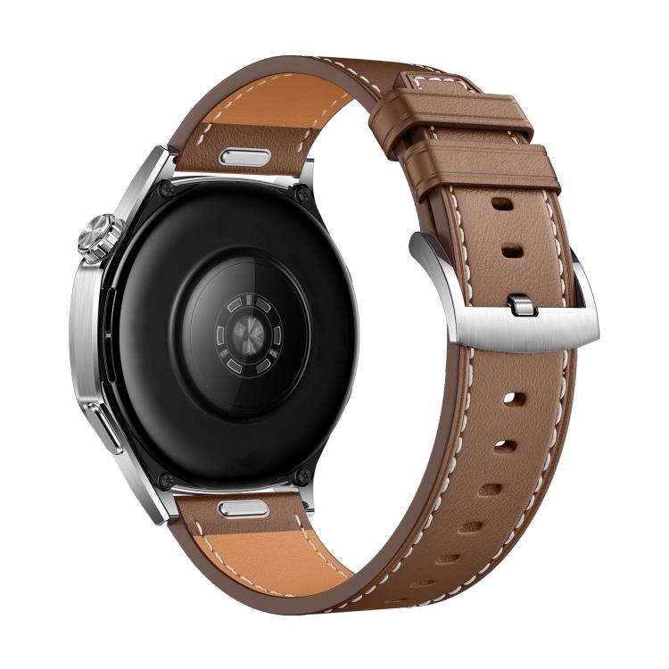22mm Press Button Quick Release Silver Buckle Glossy Leather Watch Band