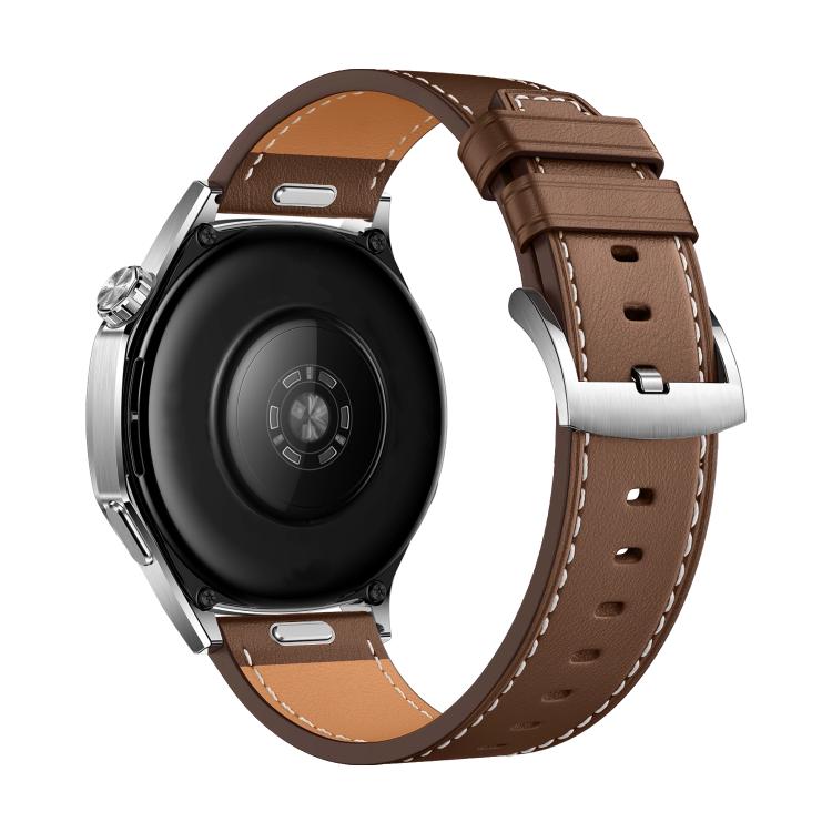 22mm Press Button Quick Release Silver Buckle Glossy Leather Watch Band