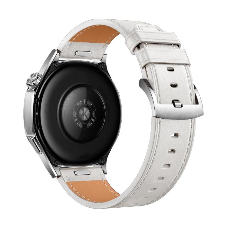 22mm Press Button Quick Release Silver Buckle Glossy Leather Watch Band