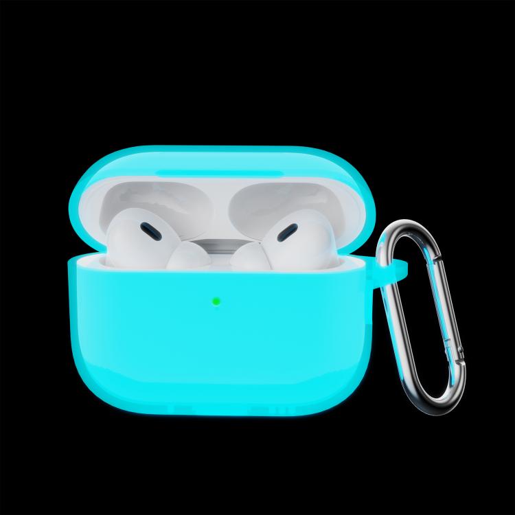 For AirPods Pro 3 Simple Solid Color Silicone Protective Cover with Hook