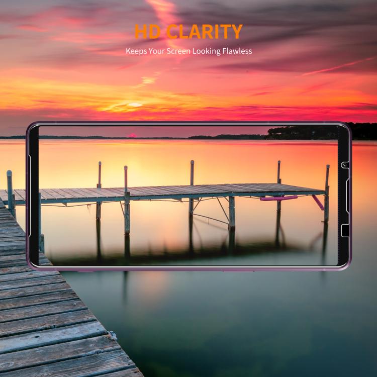 For Sony Xperia 10 VII 2pcs ENKAY 9H Big Arc Edge High Aluminum-silicon Tempered Glass Film