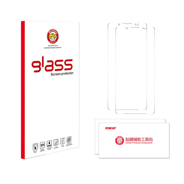 For Sony Xperia 1 VII 2pcs ENKAY 9H Big Arc Edge High Aluminum-silicon Tempered Glass Film
