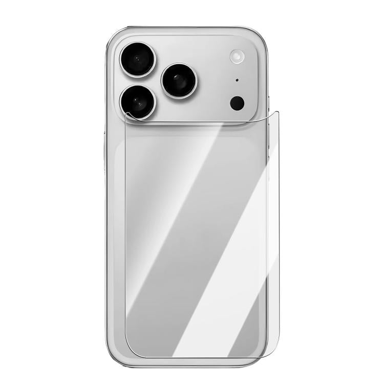For iPhone 17 Pro Kalebol 9H Hardness Scratch-resistant HD Clear Back Protector Tempered Glass Film