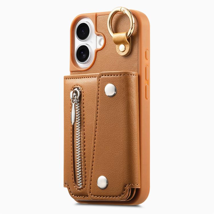 For iPhone 17 Dream Wallet D Buckle Leather Back Cover Phone Case