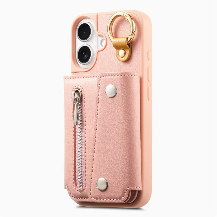 For iPhone 17 Dream Wallet D Buckle Leather Back Cover Phone Case