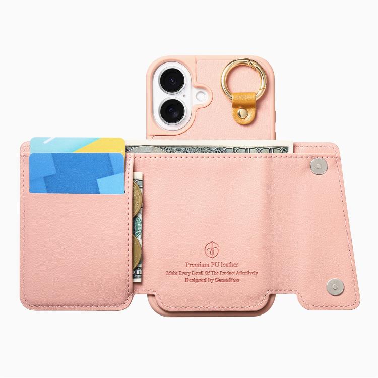 For iPhone 17 Dream Wallet D Buckle Leather Back Cover Phone Case
