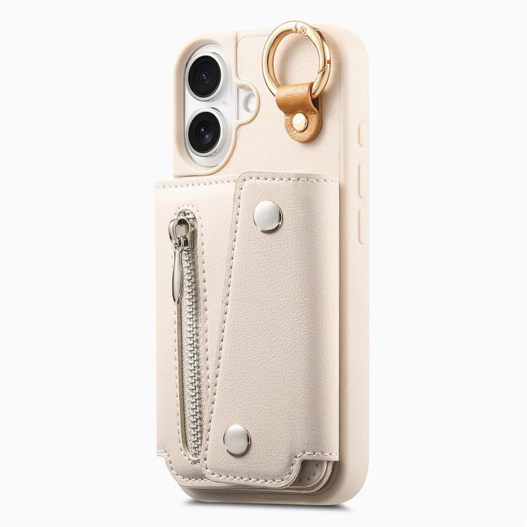For iPhone 17 Dream Wallet D Buckle Leather Back Cover Phone Case