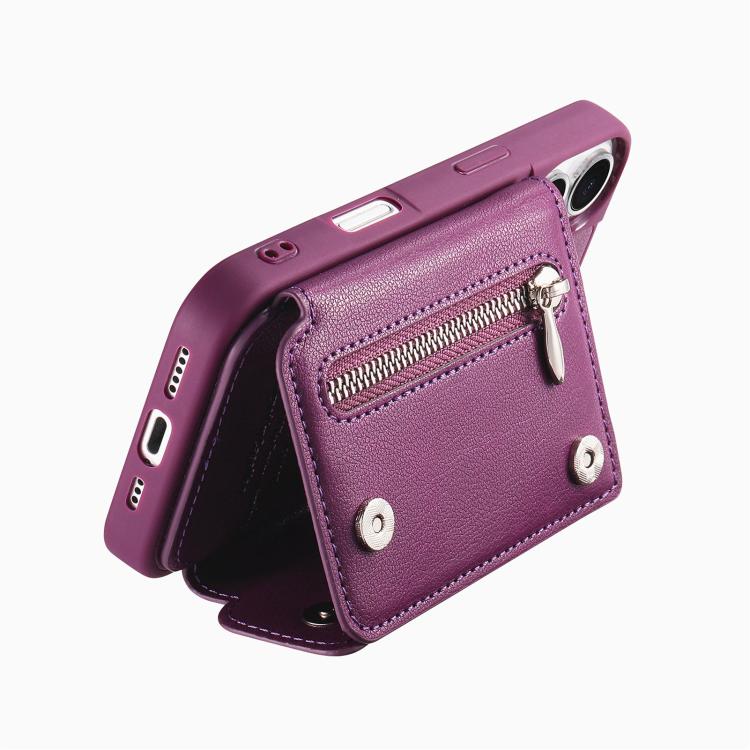 For iPhone 17 Dream Wallet D Buckle Leather Back Cover Phone Case