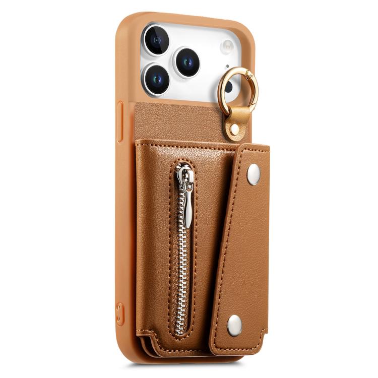 For iPhone 17 Pro Dream Wallet D Buckle Leather Back Cover Phone Case
