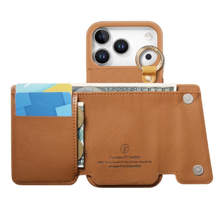 For iPhone 17 Pro Dream Wallet D Buckle Leather Back Cover Phone Case