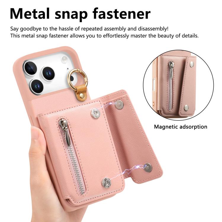 For iPhone 17 Pro Dream Wallet D Buckle Leather Back Cover Phone Case