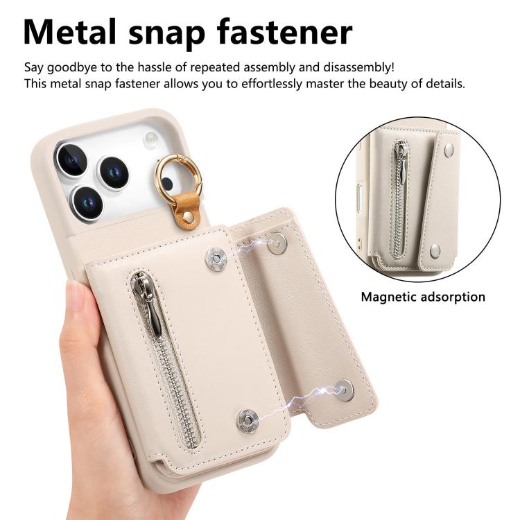 For iPhone 17 Pro Dream Wallet D Buckle Leather Back Cover Phone Case