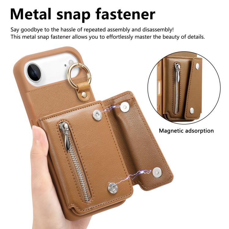 For iPhone Air Dream Wallet D Buckle Leather Back Cover Phone Case