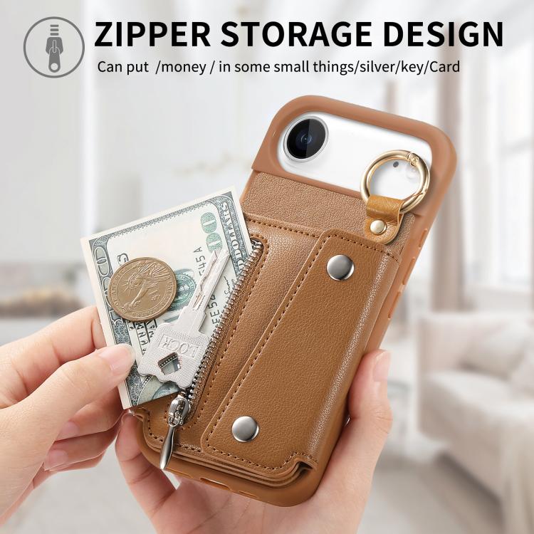 For iPhone Air Dream Wallet D Buckle Leather Back Cover Phone Case