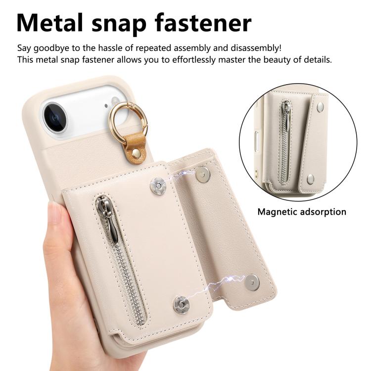 For iPhone Air Dream Wallet D Buckle Leather Back Cover Phone Case