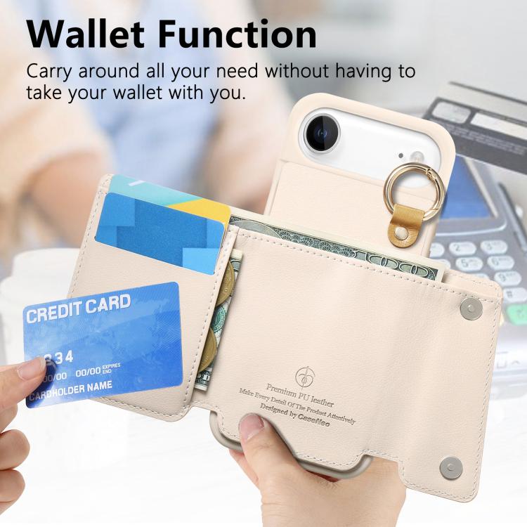 For iPhone Air Dream Wallet D Buckle Leather Back Cover Phone Case