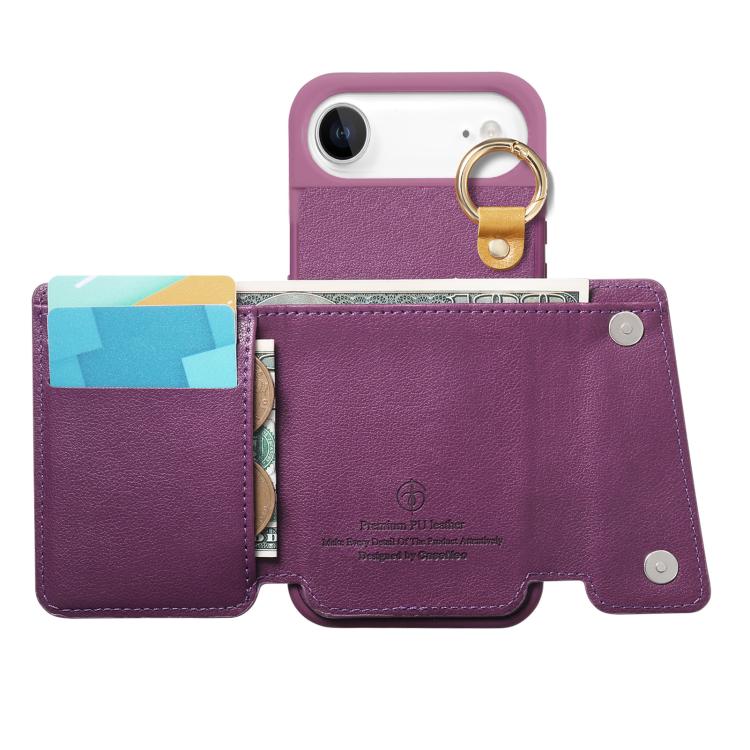 For iPhone Air Dream Wallet D Buckle Leather Back Cover Phone Case