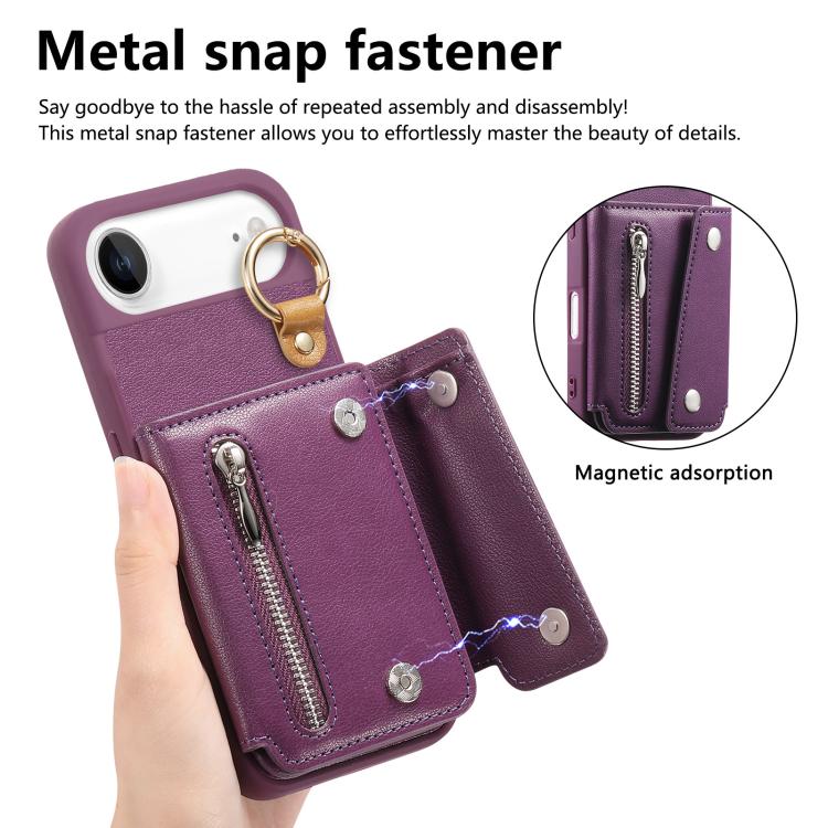 For iPhone Air Dream Wallet D Buckle Leather Back Cover Phone Case