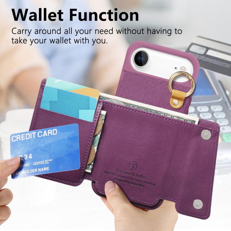 For iPhone Air Dream Wallet D Buckle Leather Back Cover Phone Case