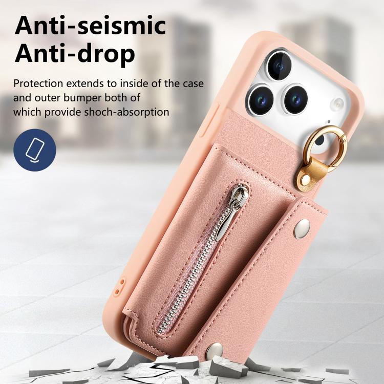 For iPhone 17 Pro Max Dream Wallet D Buckle Leather Back Cover Phone Case