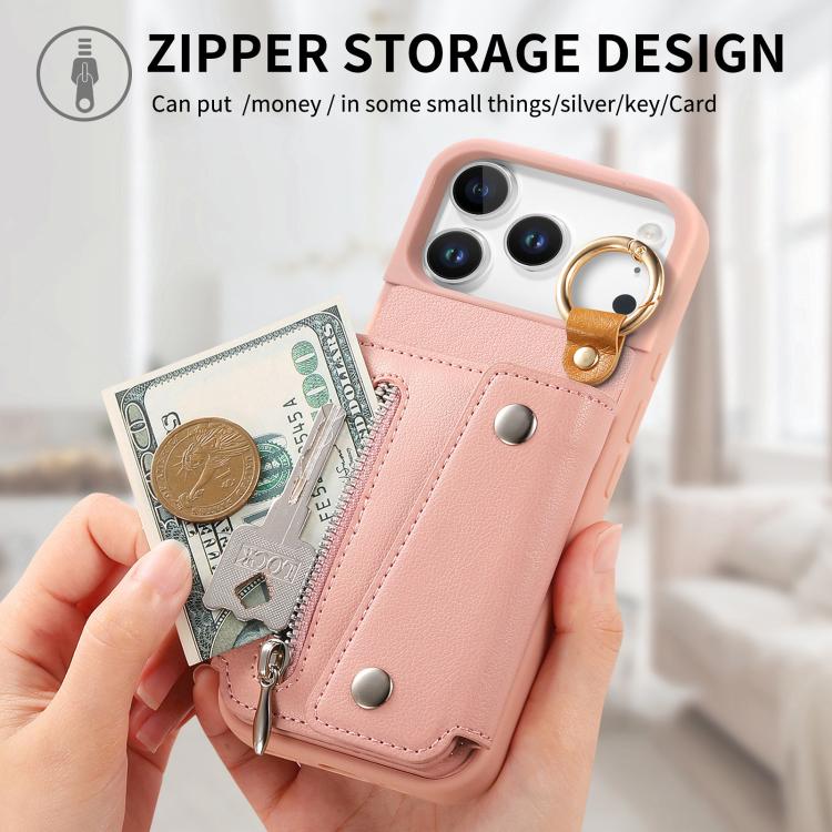 For iPhone 17 Pro Max Dream Wallet D Buckle Leather Back Cover Phone Case