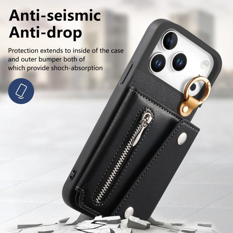 For iPhone 17 Pro Max Dream Wallet D Buckle Leather Back Cover Phone Case