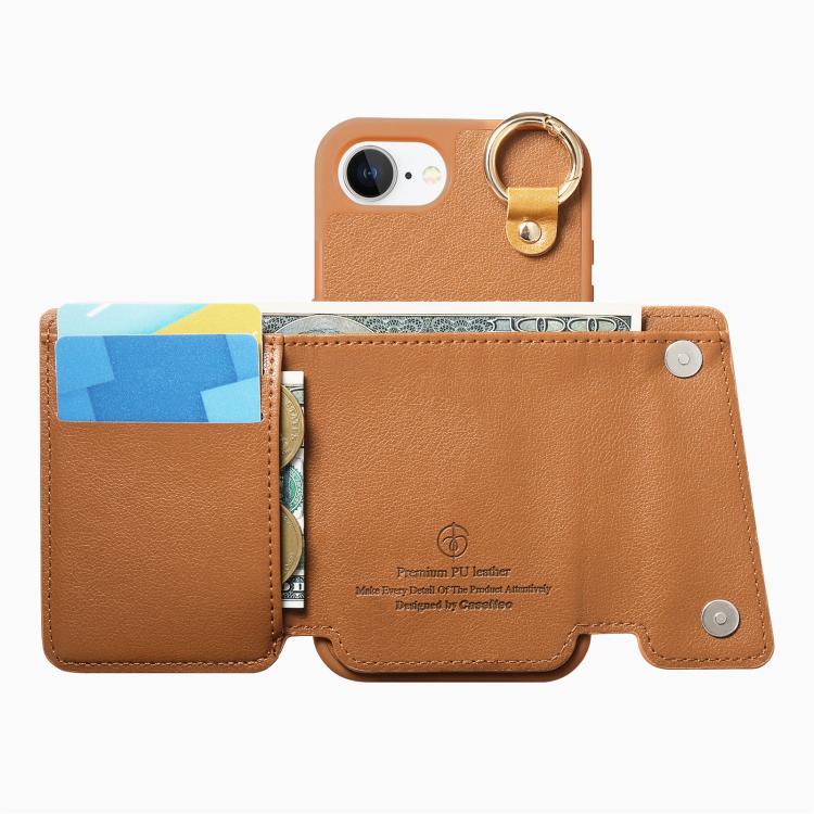 For iPhone 17e / 16e Dream Wallet D Buckle Leather Back Cover Phone Case